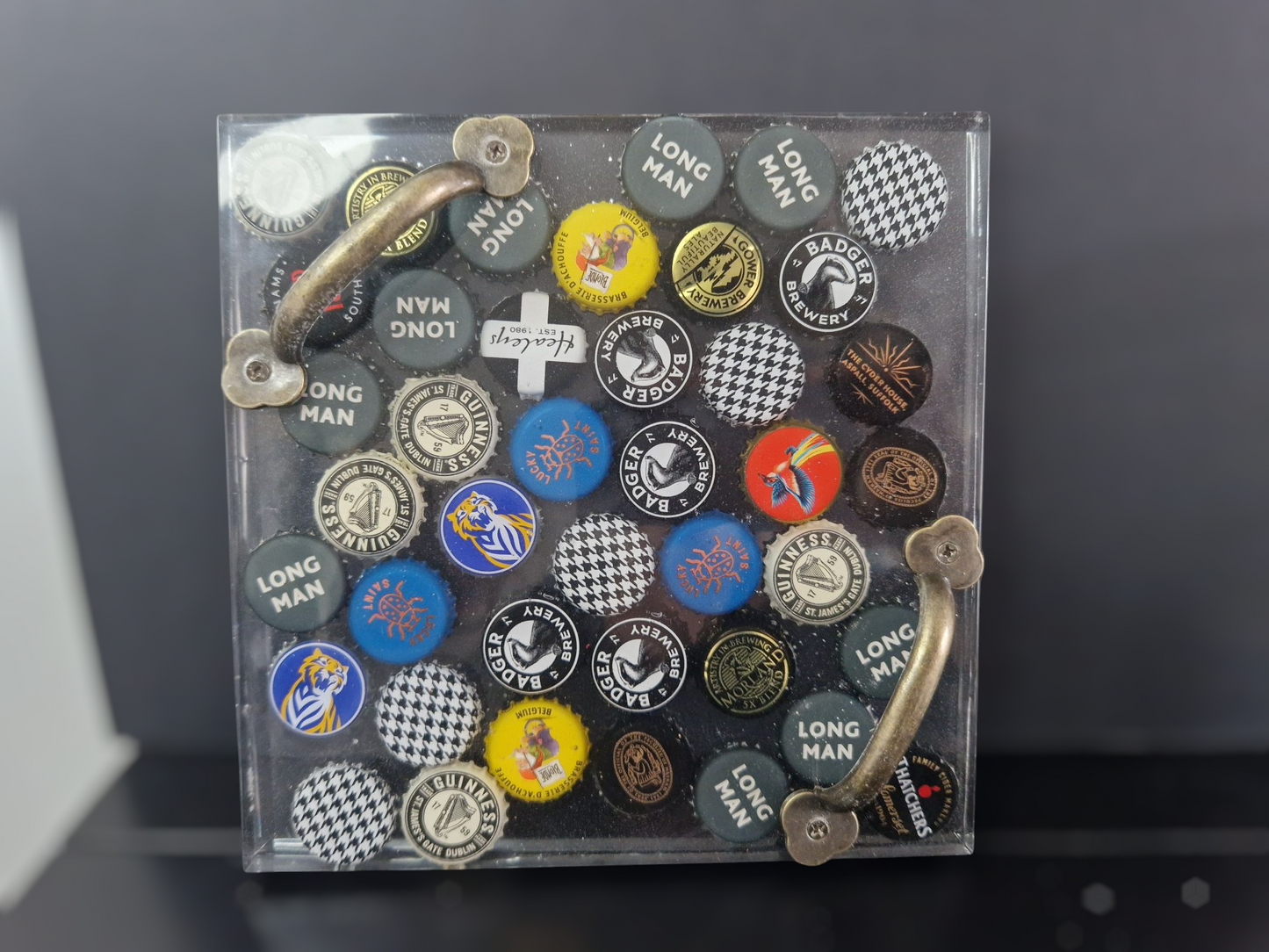 Epoxy Resin Bottle Cap Tray
