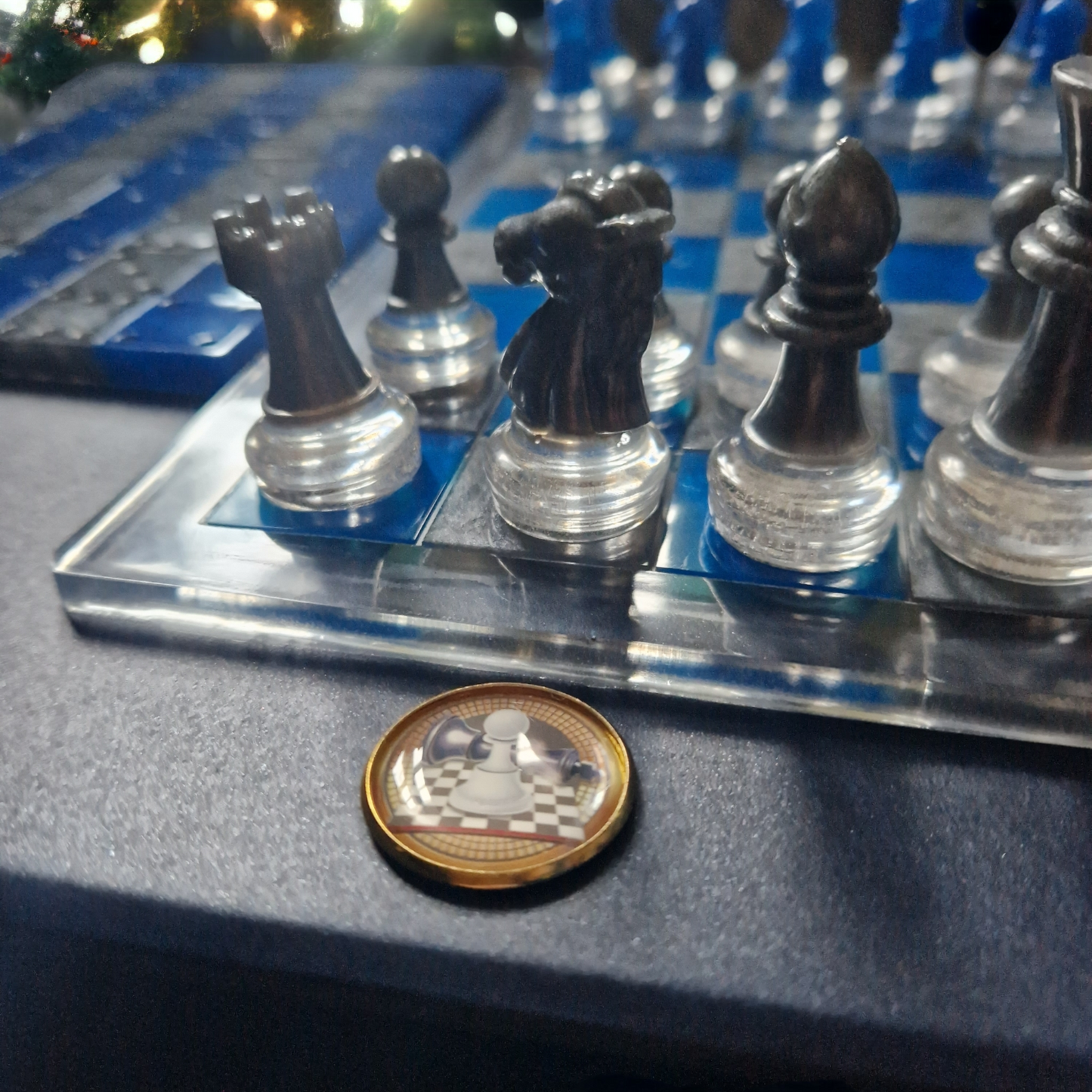 Handmade Epoxy Resin chess set