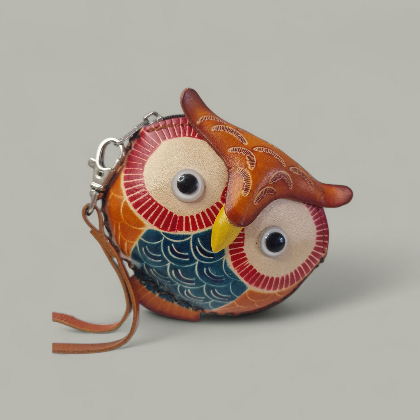 Handmade leather coin purse
