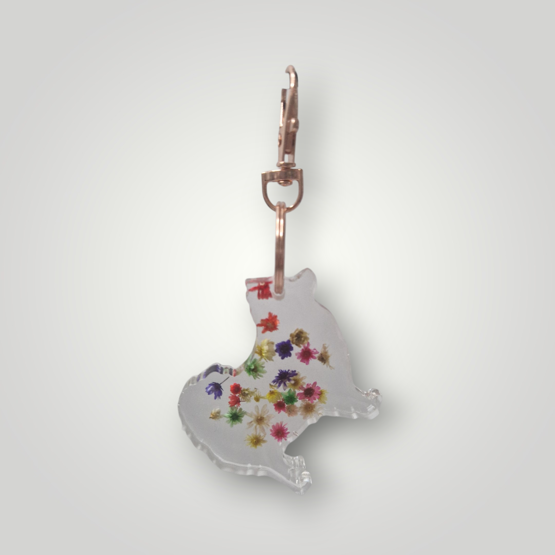 Handmade resin keyrings