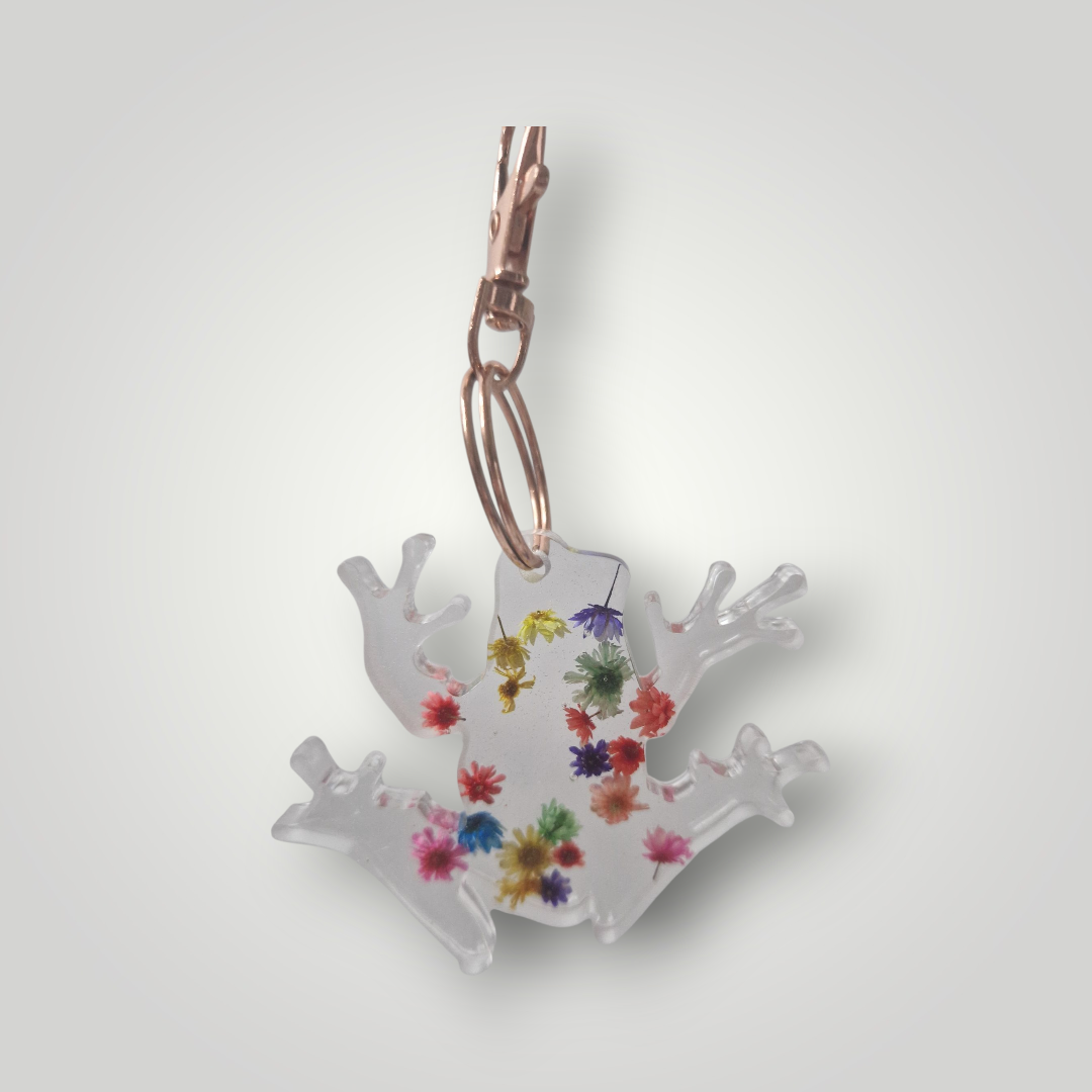 Handmade resin keyrings