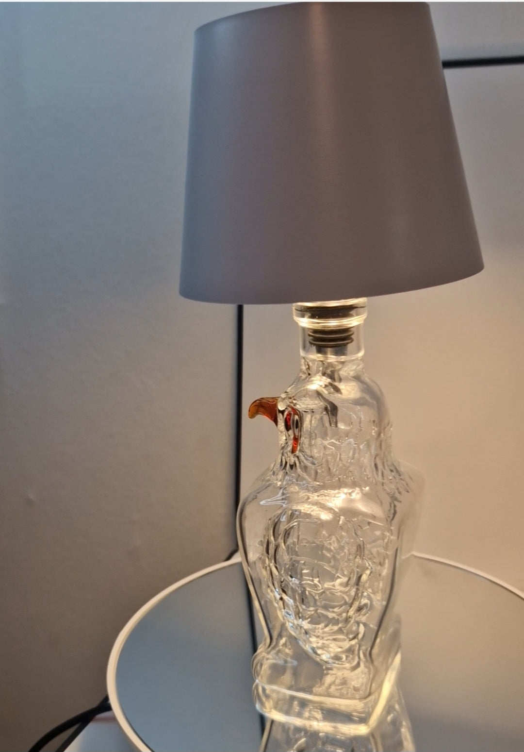 Owl rechargeable bottle lamp