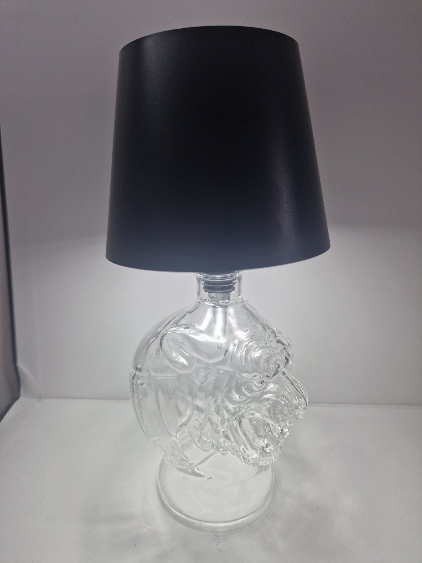 Tiger rechargeable glass bottle lamp