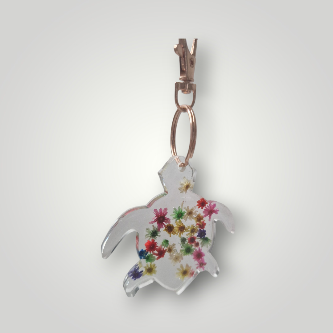Handmade resin keyrings