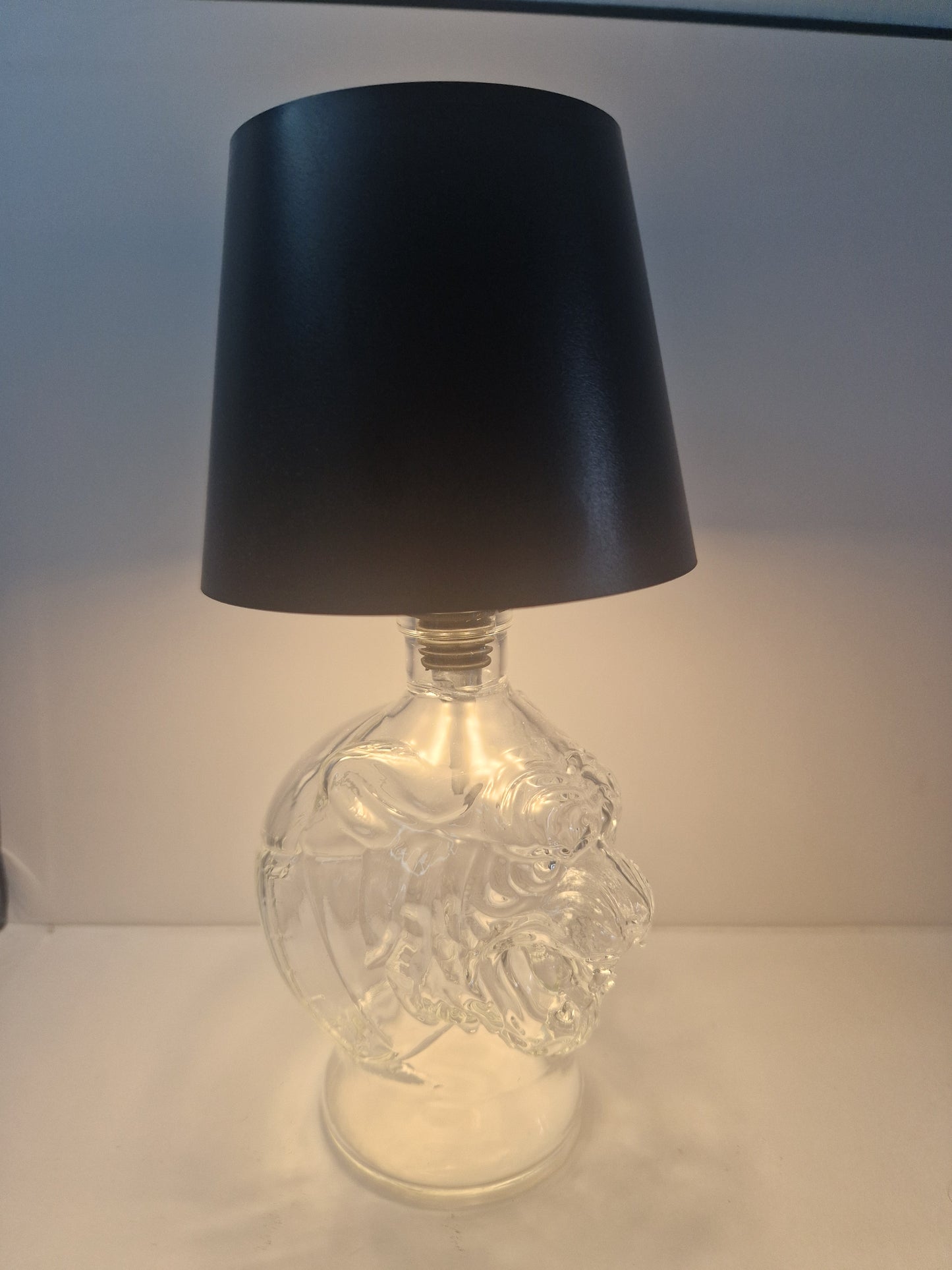 Tiger rechargeable glass bottle lamp