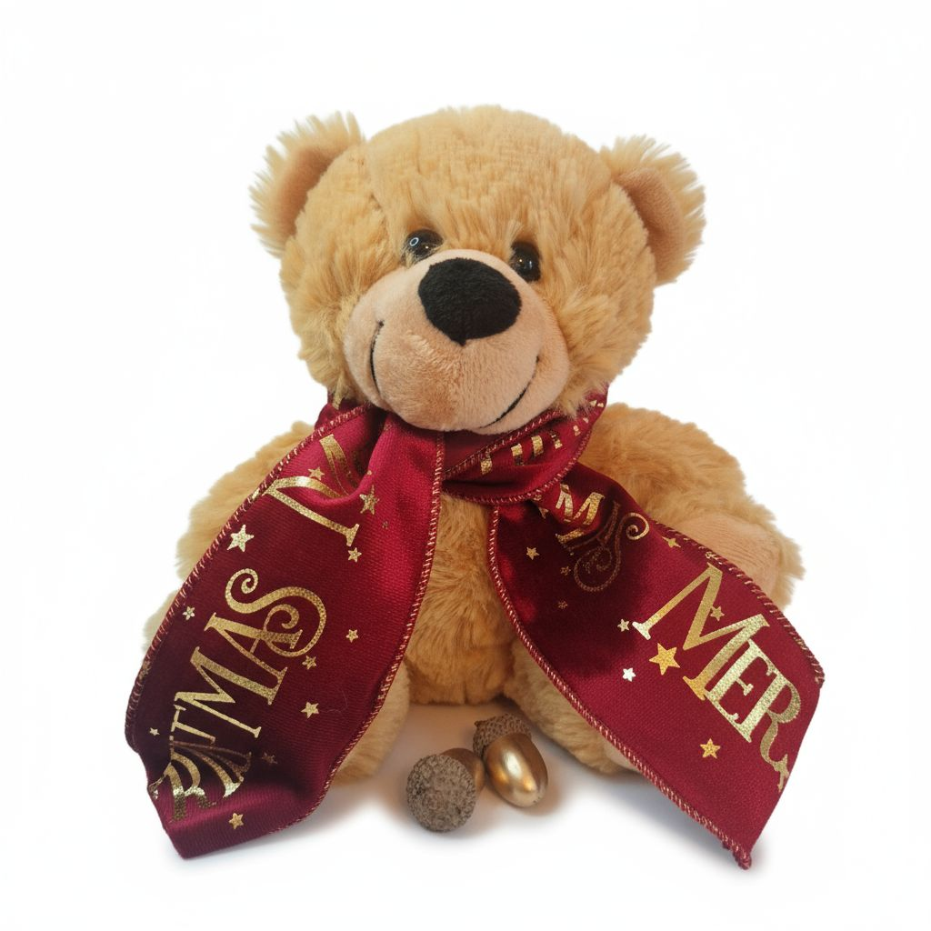 Cuddles for Christmas teddy