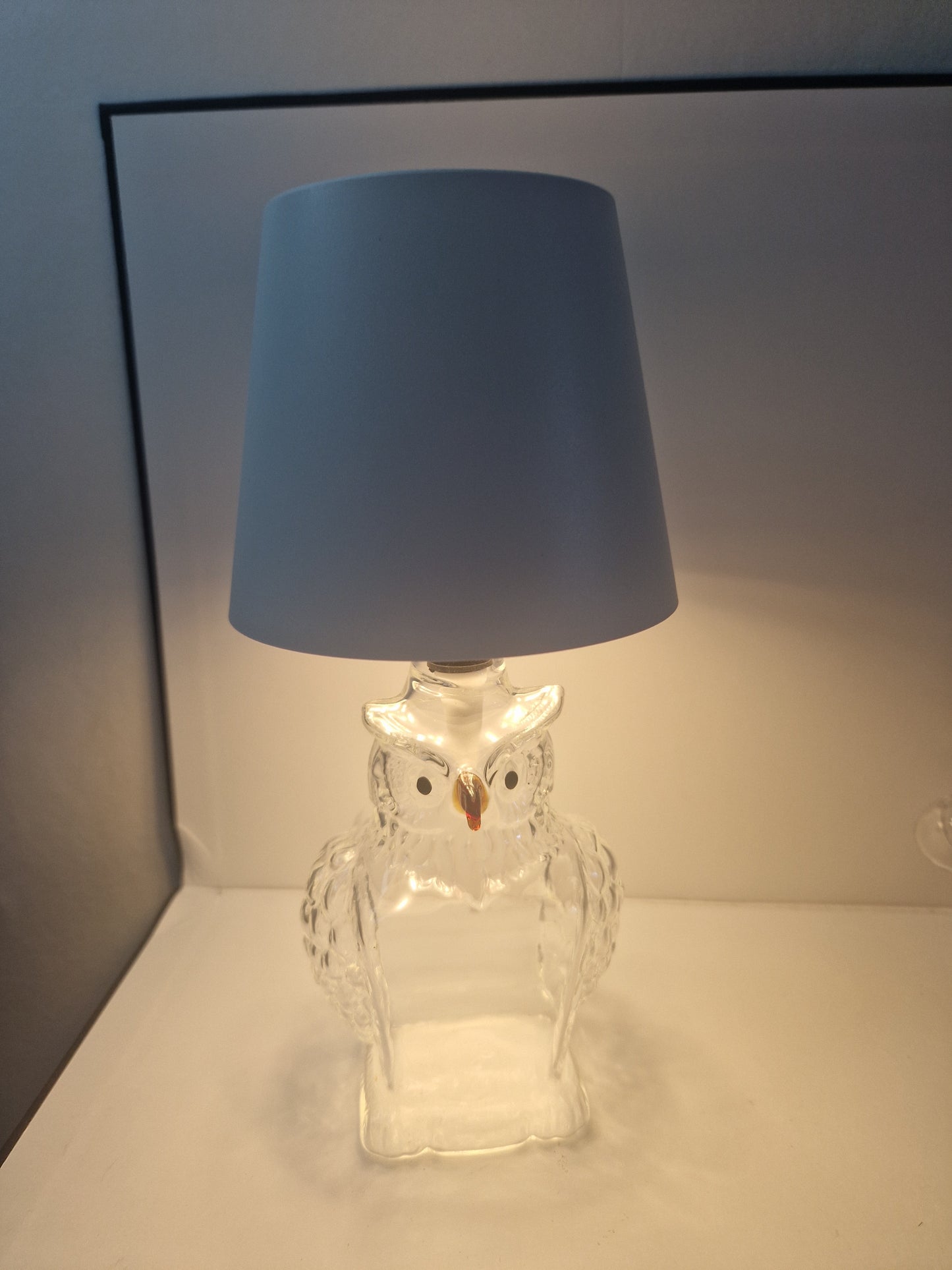 Owl rechargeable bottle lamp