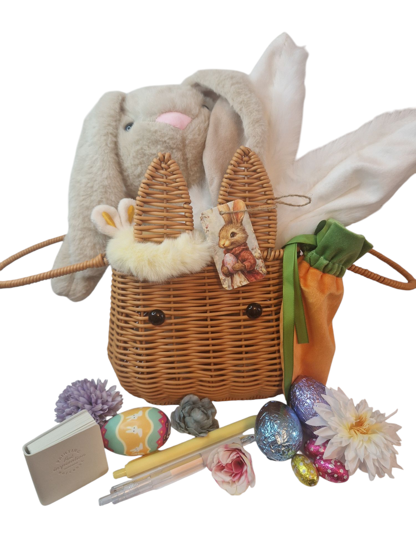 Bunny easter basket hamper