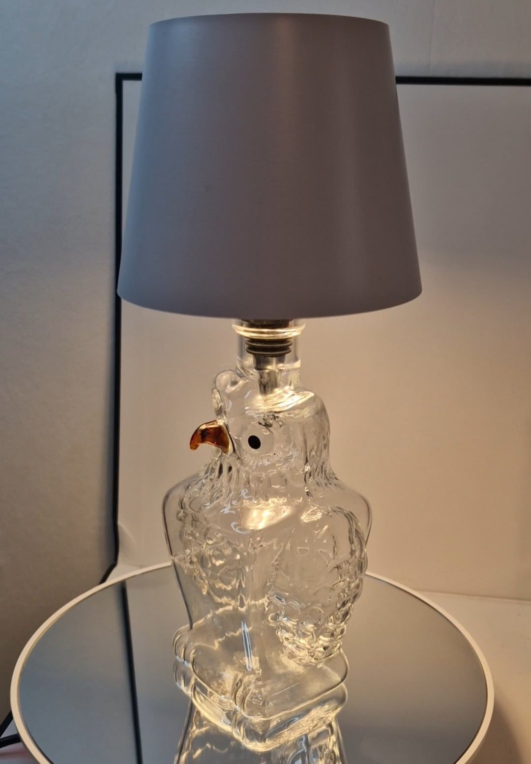 Owl rechargeable bottle lamp