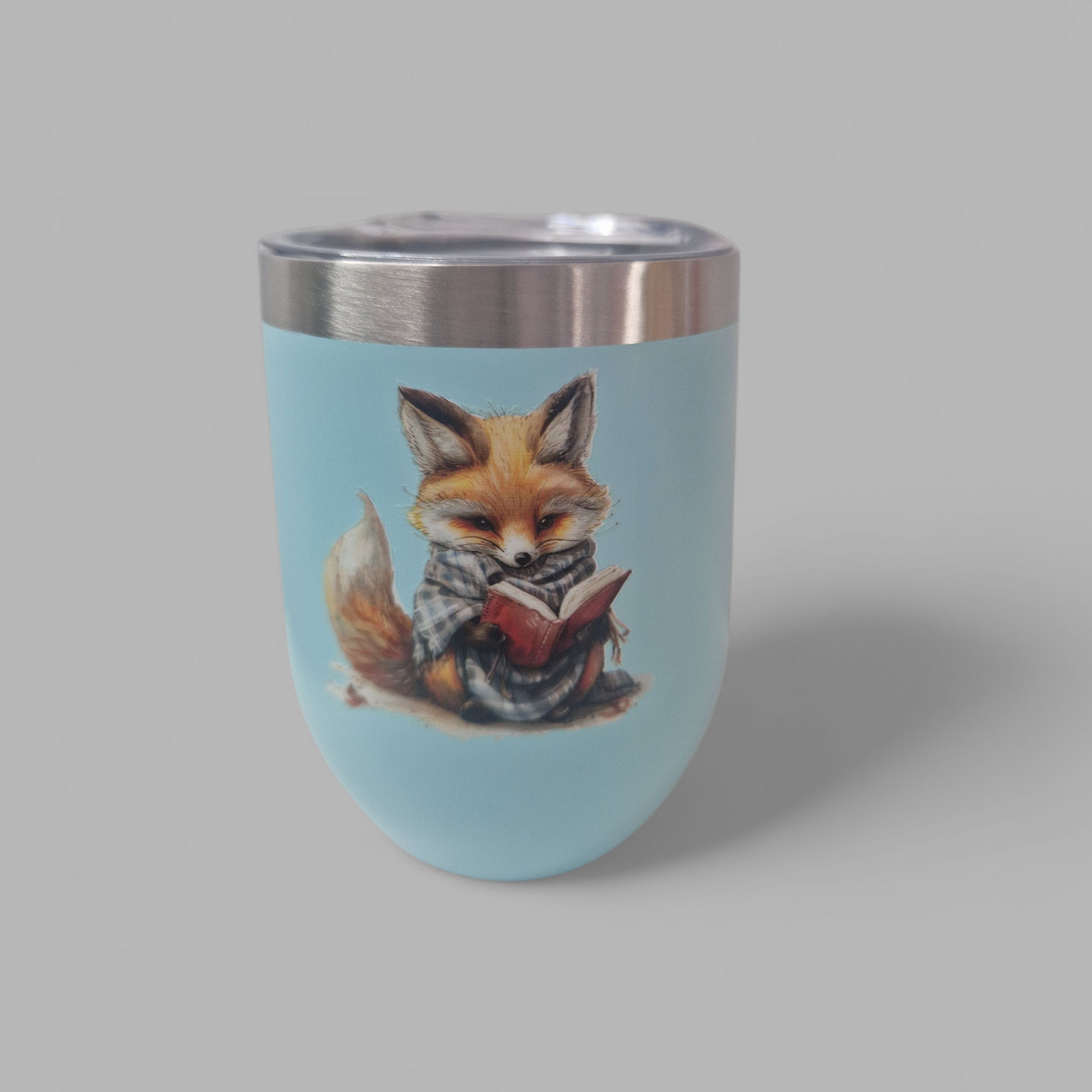 Soft Pastel Travel Mug- reading friends design