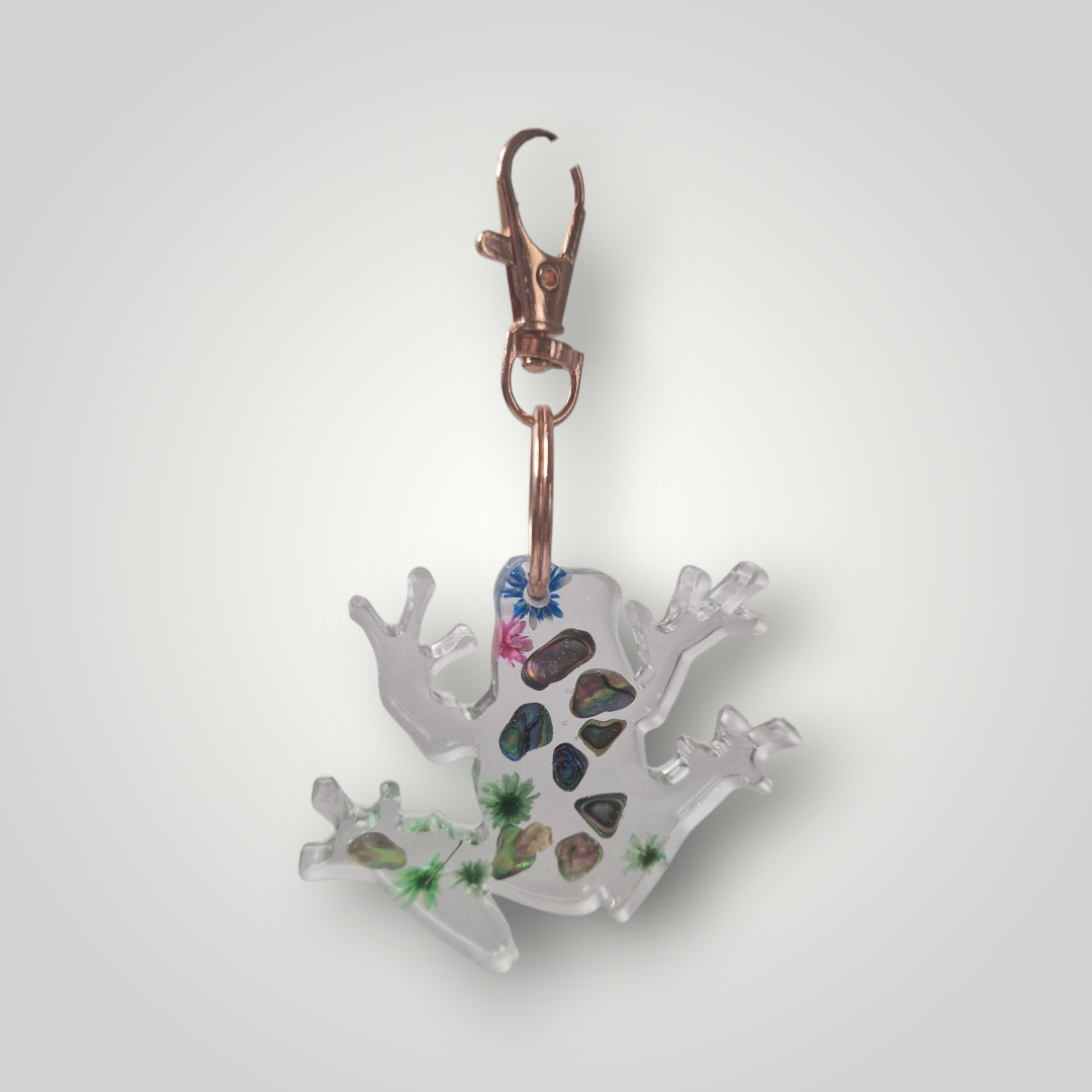 Handmade resin keyrings