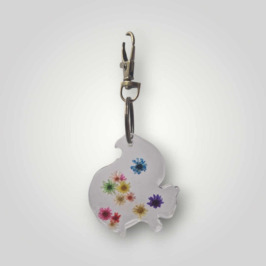 Handmade resin keyrings