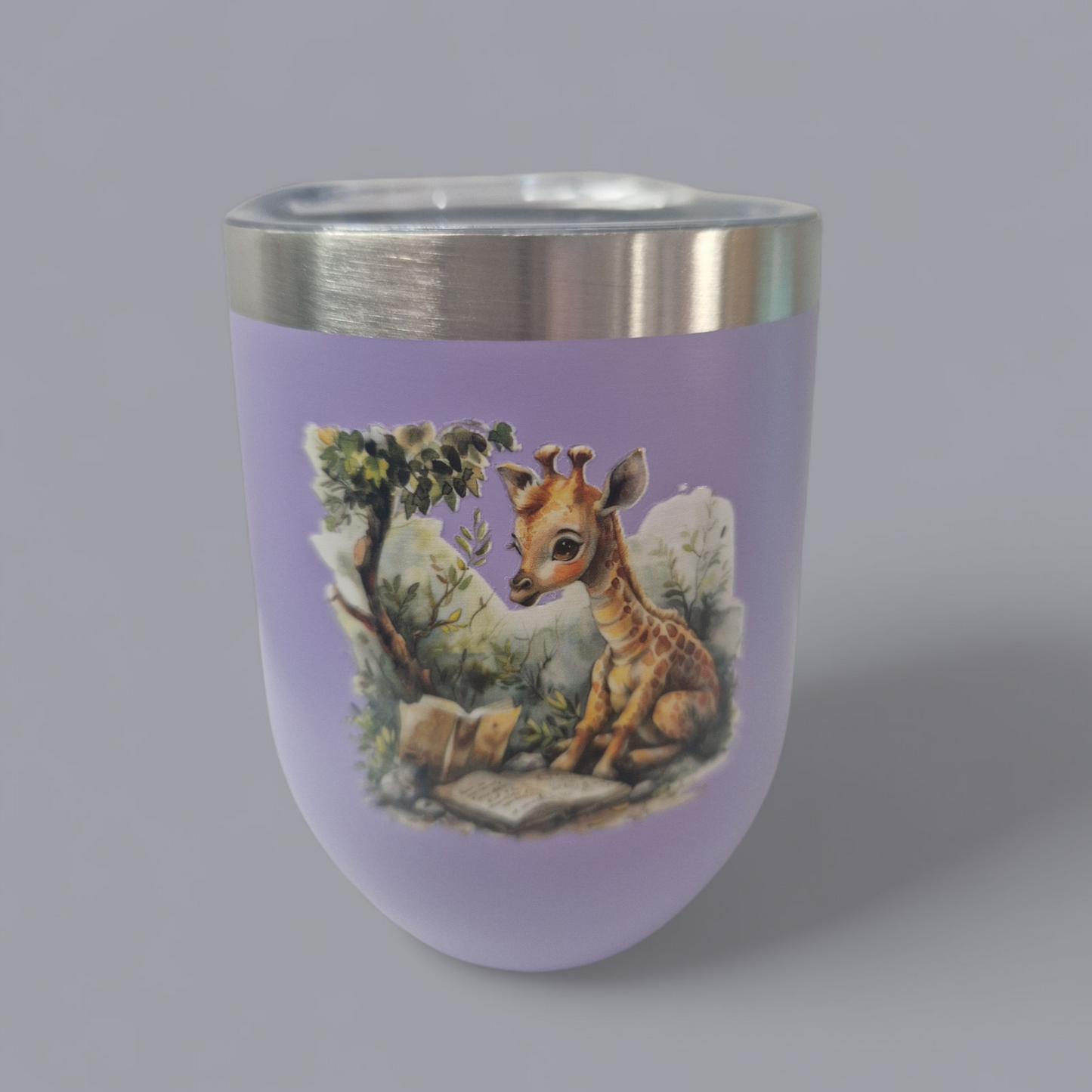 Soft Pastel Travel Mug- reading friends design