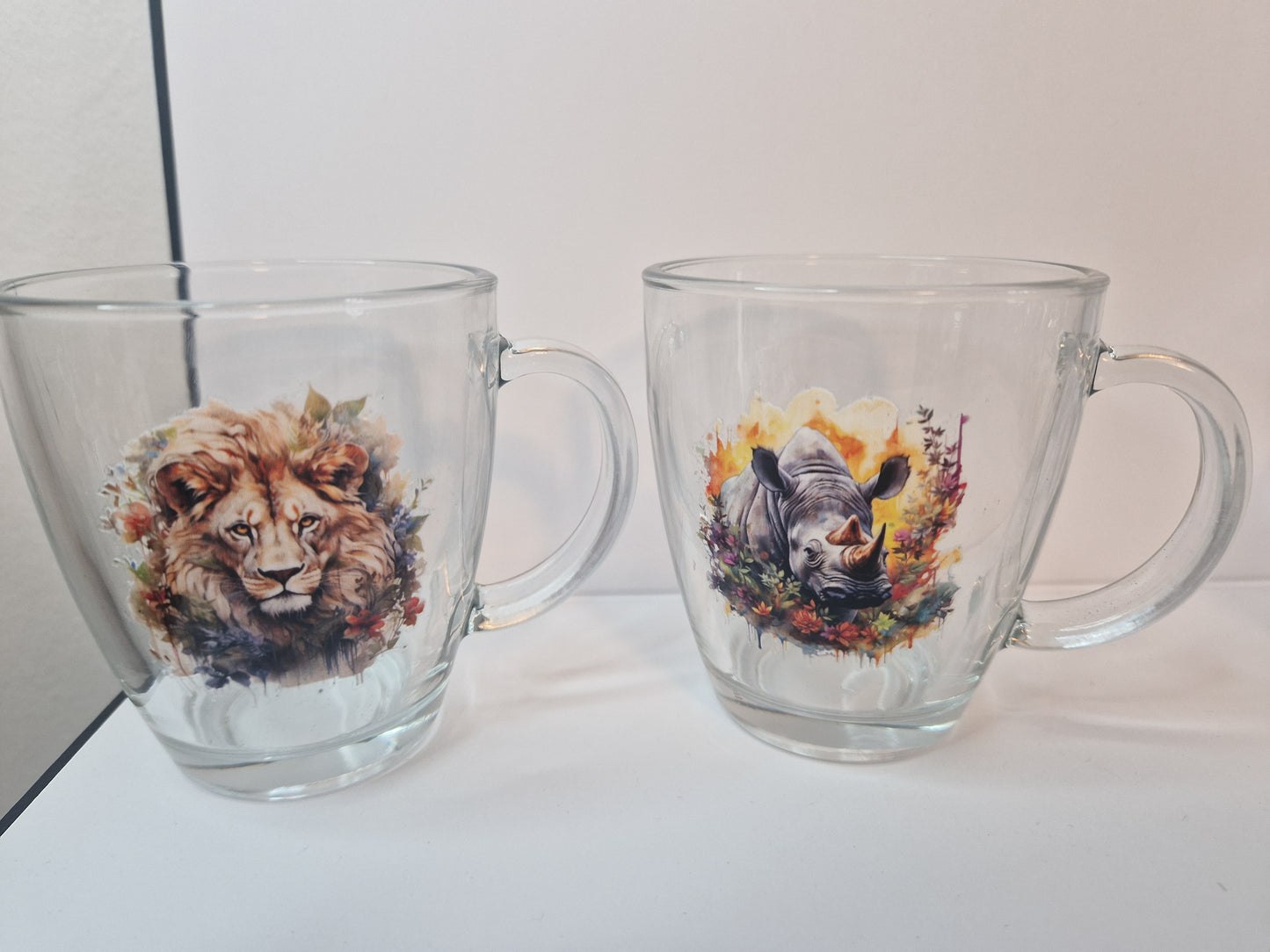Safari glass tea set