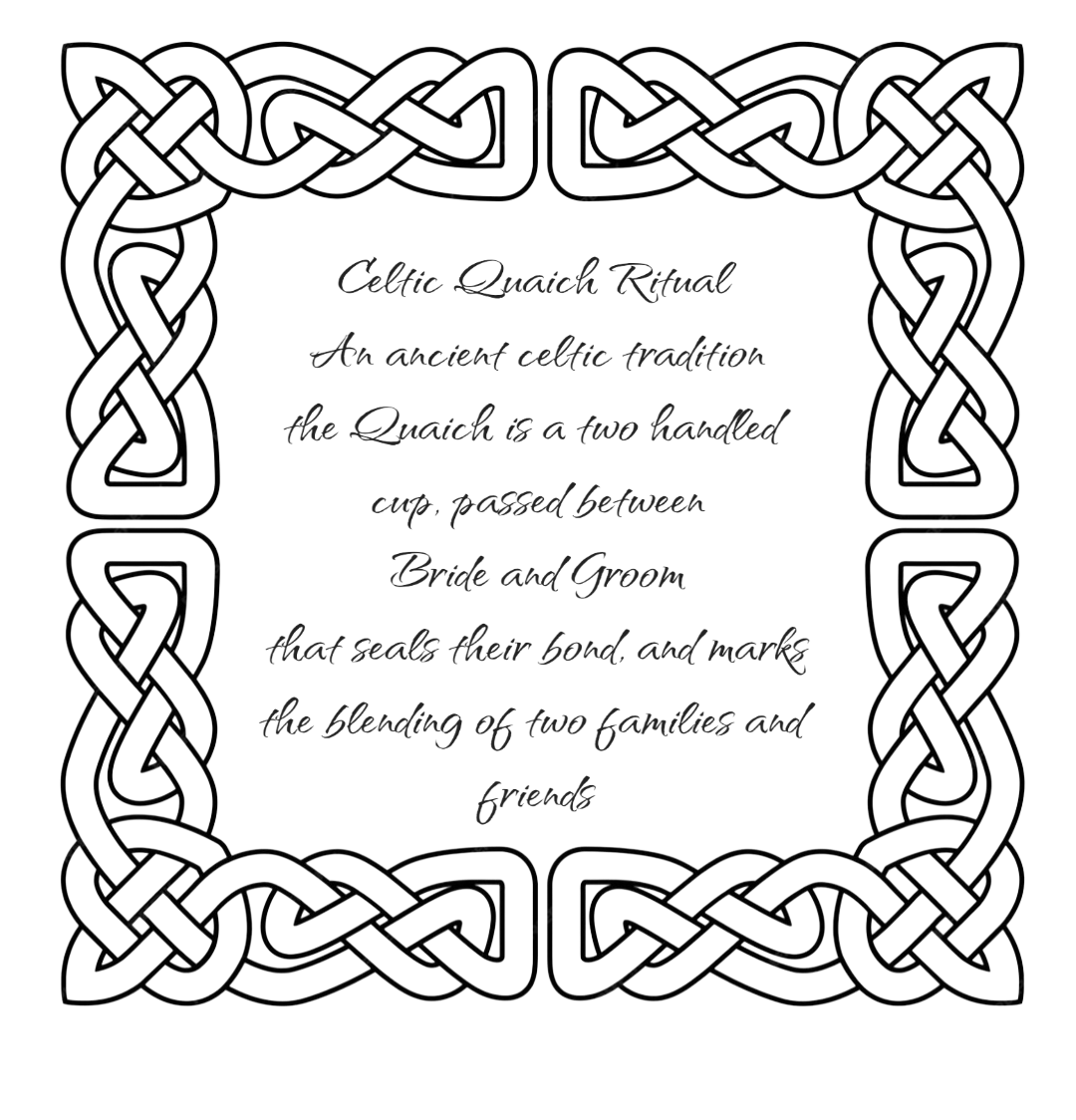 Celtic wedding gift