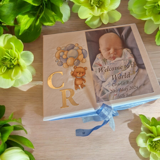 Personalised Welcome to the world baby gift