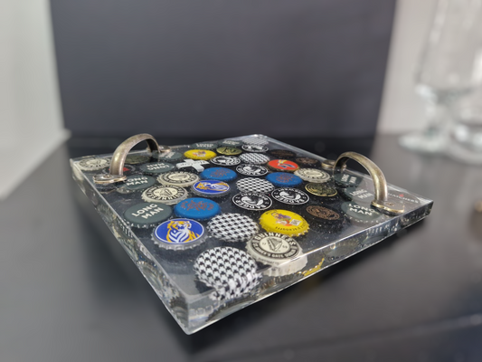 Epoxy Resin Bottle Cap Tray