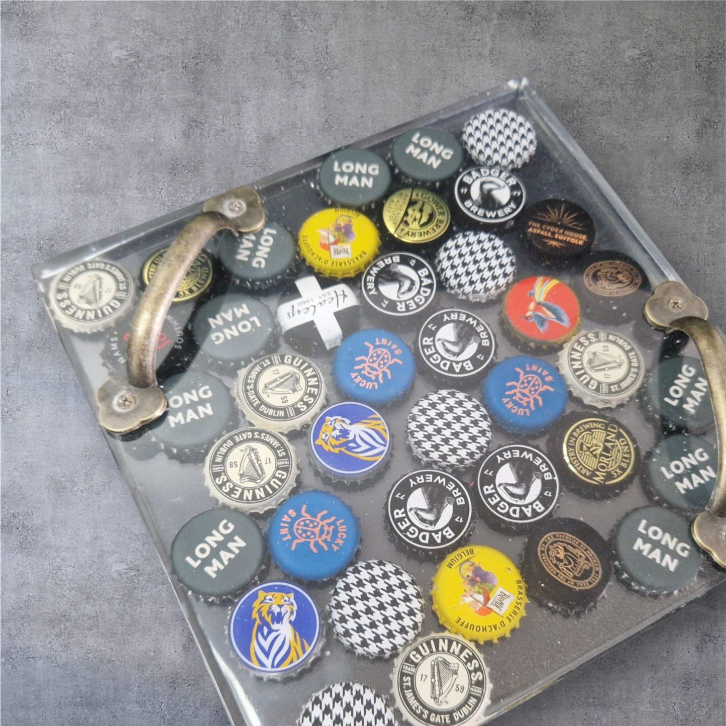 Epoxy Resin Bottle Cap Tray