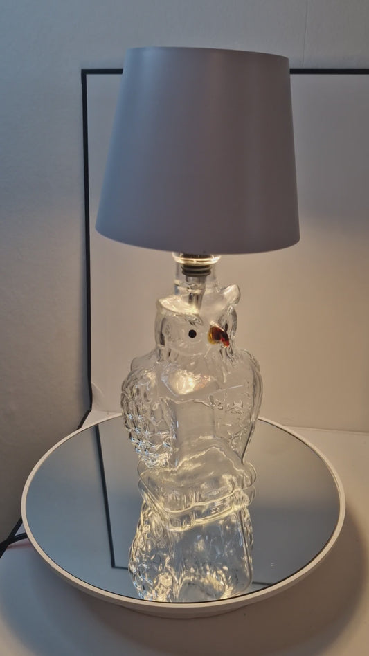 Owl rechargeable bottle lamp