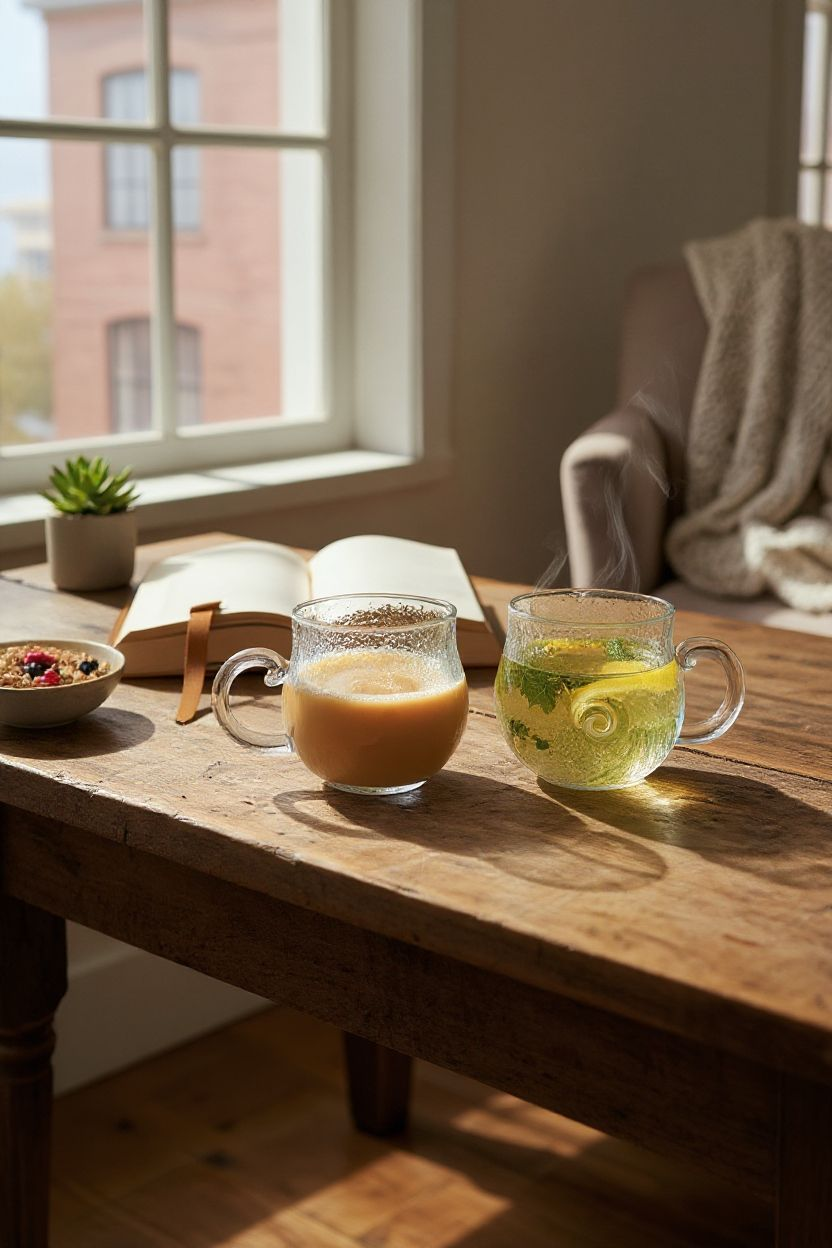 Seaglass coffee mugs