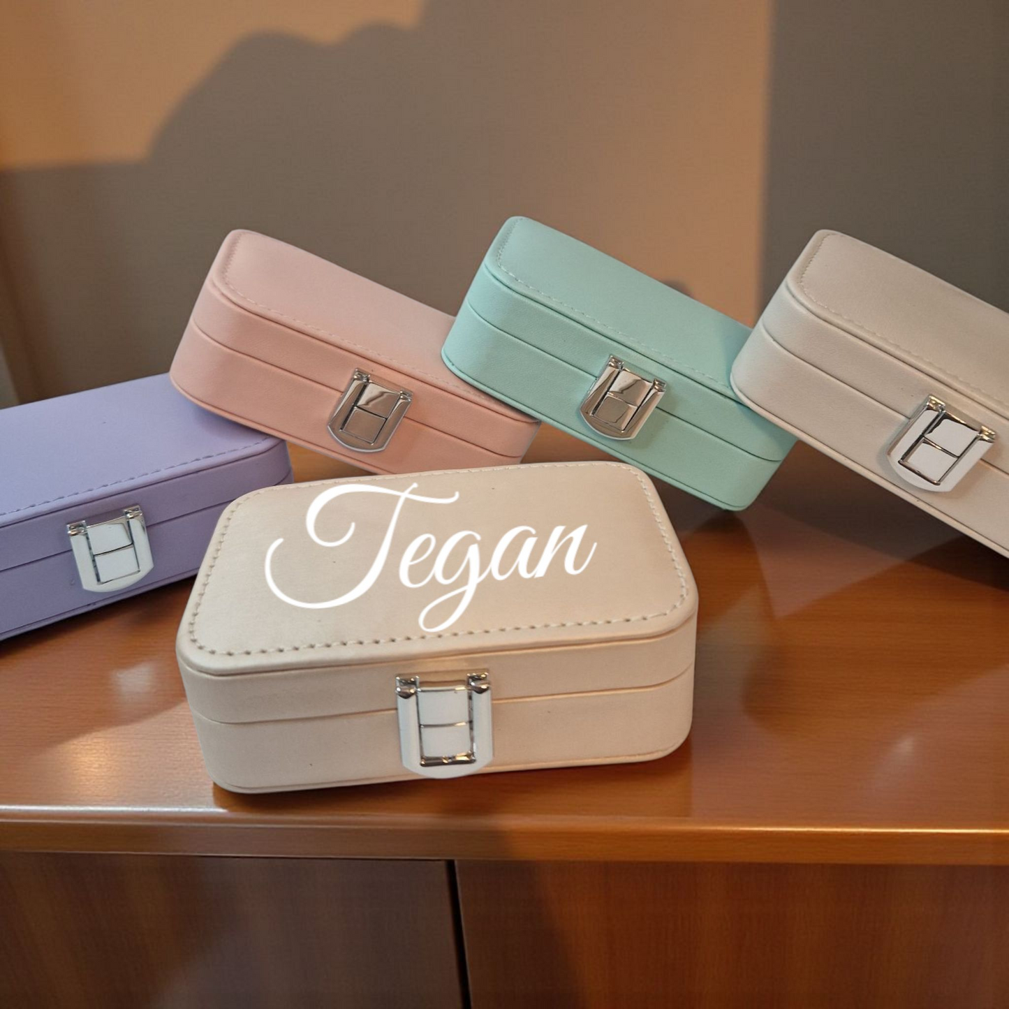 Small pastel jewellery box