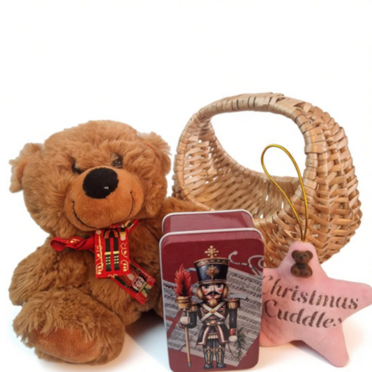 My teddy in a basket