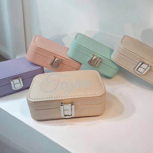 Small pastel jewellery box