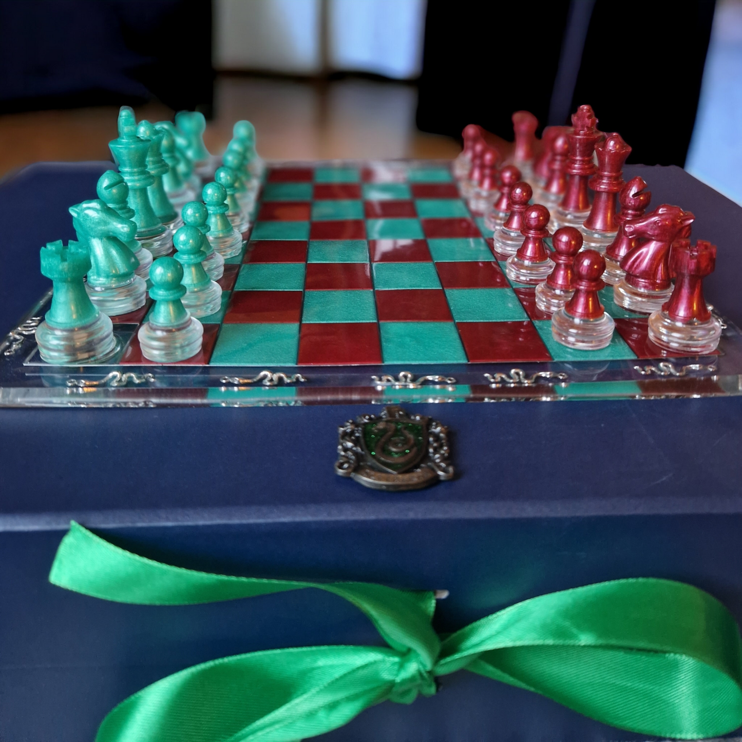 Handmade Epoxy Resin chess set