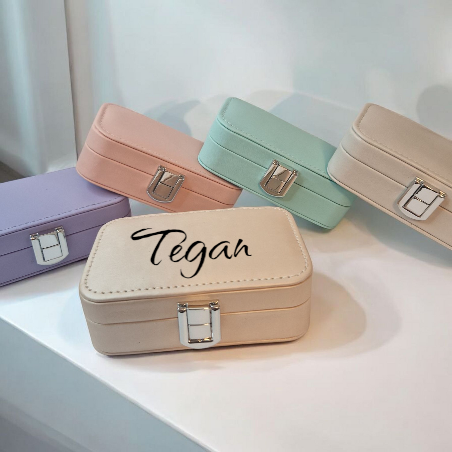 Small pastel jewellery box