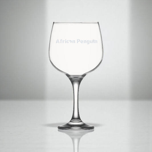 Personalised gin glass