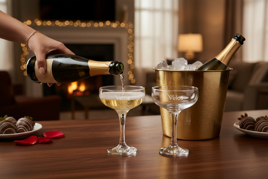 Velos champagne coupe glasses
