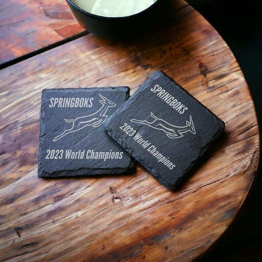 Slate world cup champions coasters