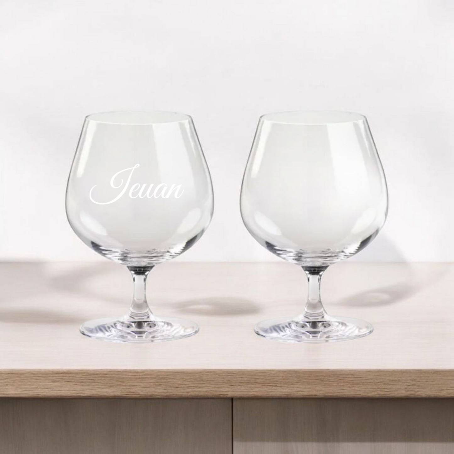 Set of 2 brandy glasses in gift box