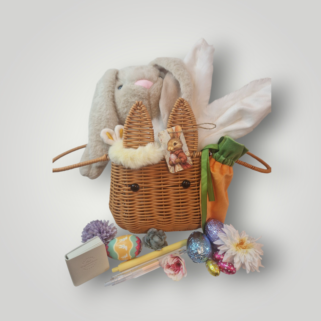Bunny easter basket hamper