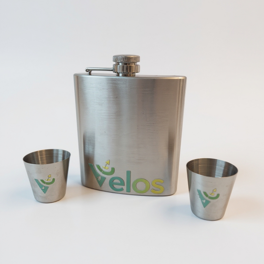 Velos hip flask set