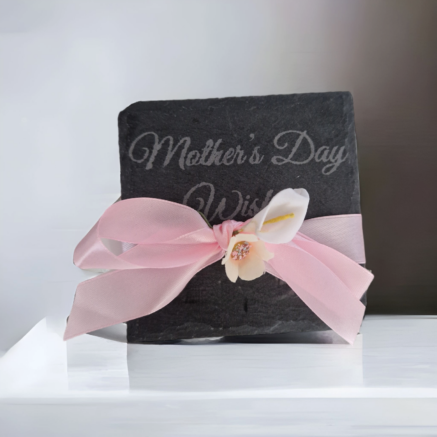 Mother's Day Wishes slate coaster