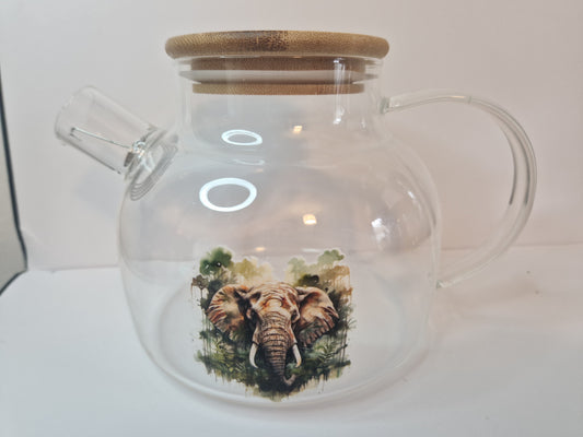 Safari glass tea set