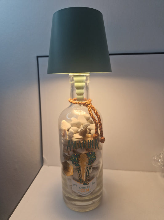 Amarula gin bottle lamp