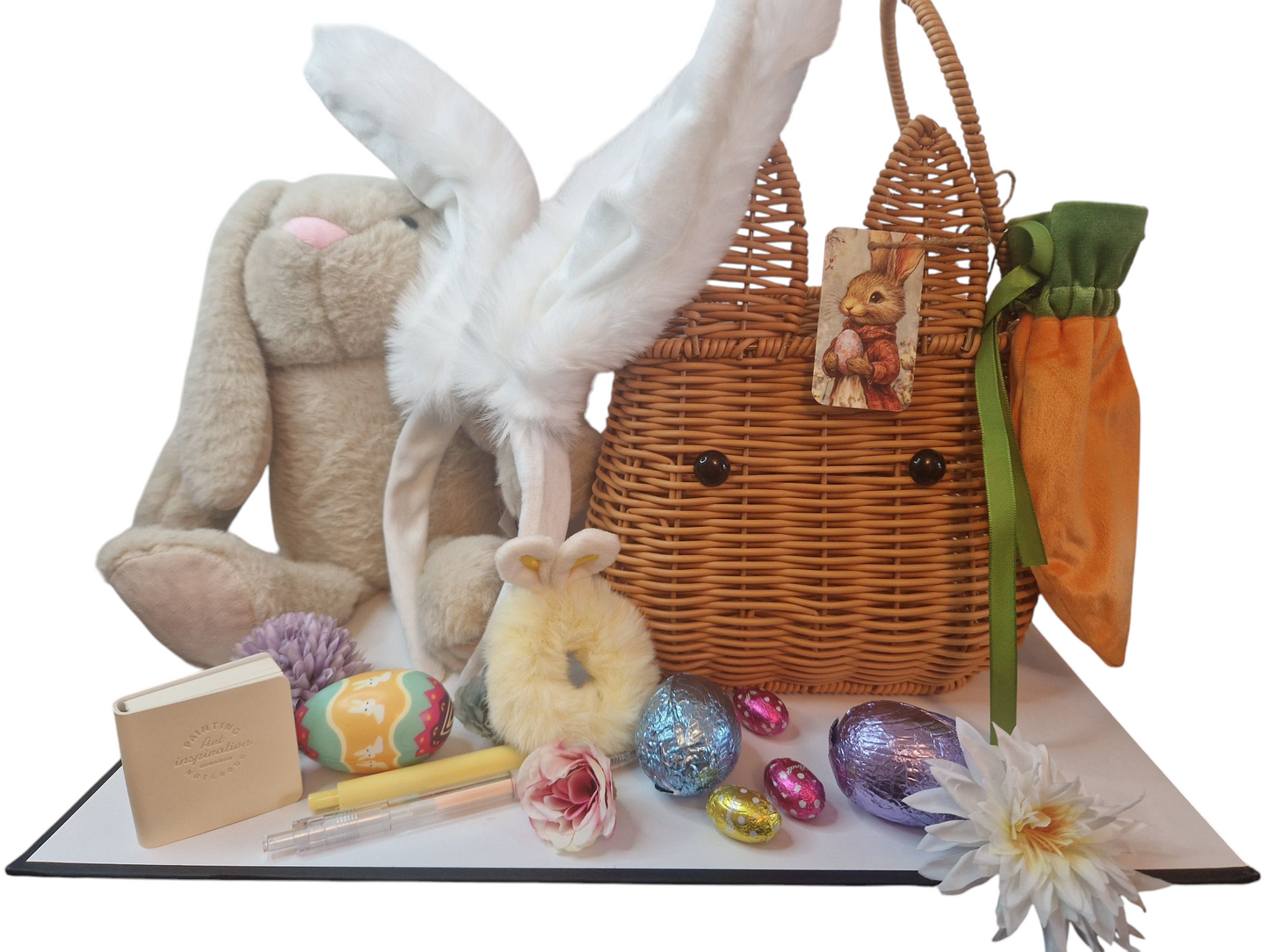 Bunny easter basket hamper
